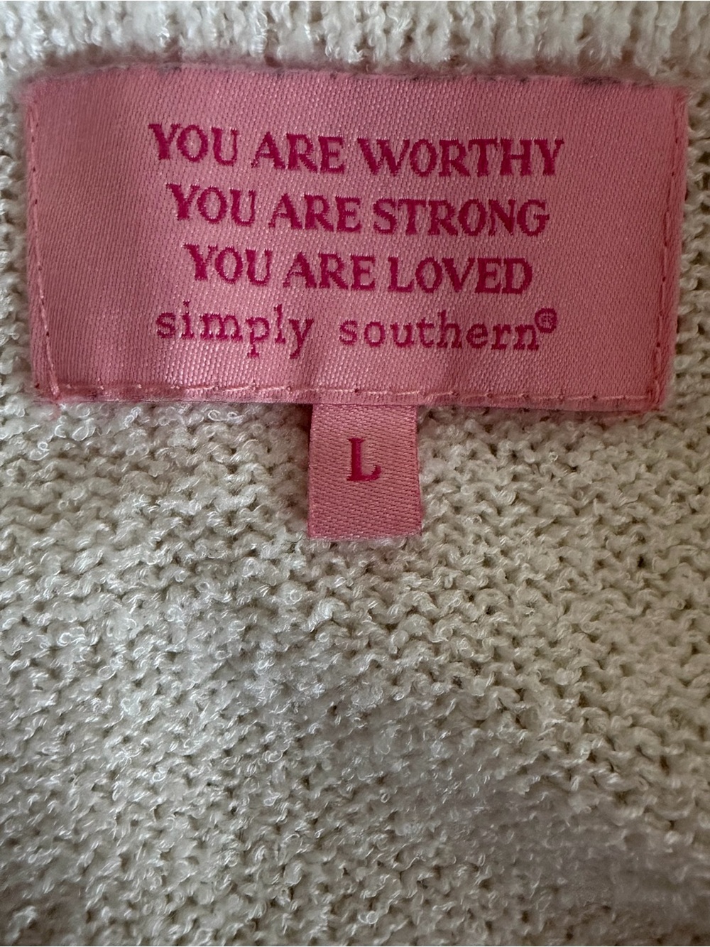 Simply Southern USA Sweater- Size L - Picture 3 of 4